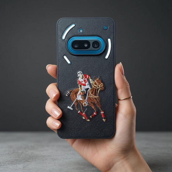 Black Leather Horse Rider OC Ornamented for Nothing Phone 3a