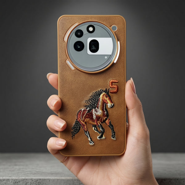 Brown Leather Horse No. 5 OC Ornamented for Nothing Phone 3A Pro