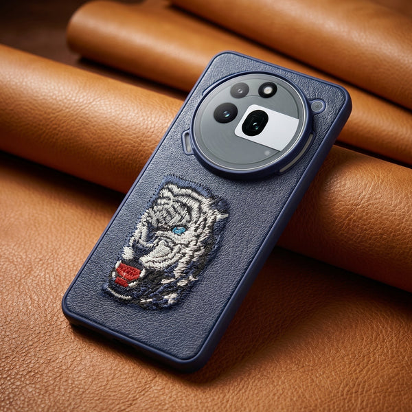 Blue Leather Blue Lion OC Ornamented for Nothing Phone 3A Pro