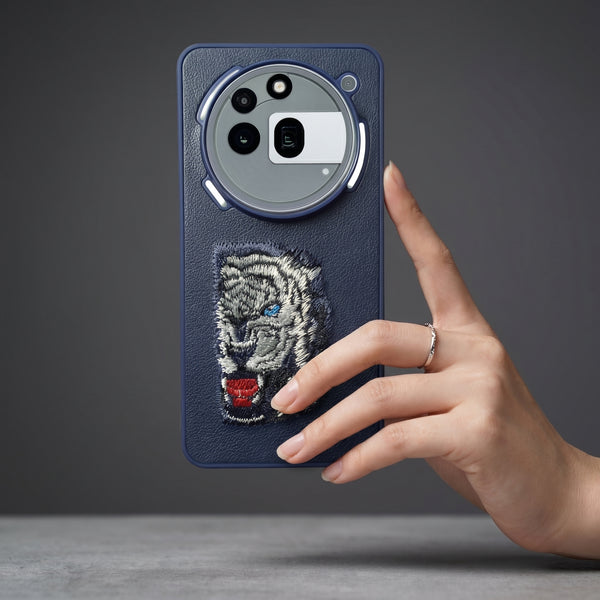 Blue Leather Blue Lion OC Ornamented for Nothing Phone 3A Pro