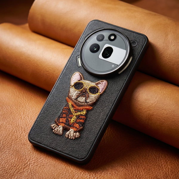 Black Leather Bulldog  OC Ornamented for Nothing Phone 3A Pro