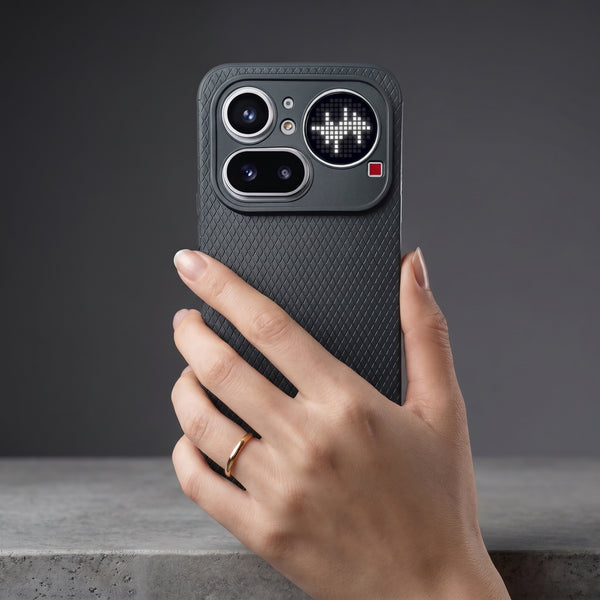 Black Line Wave Silicone Case for Nothing Phone 4A Pro