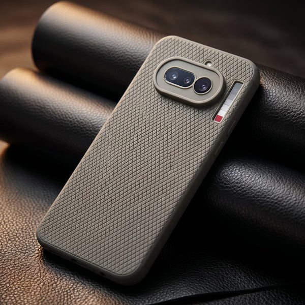 Grey Line Wave Silicone Case for Nothing Phone 4A