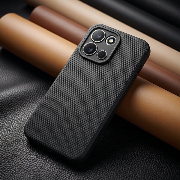 Black Line Wave Silicone Case for Oneplus Nord 6