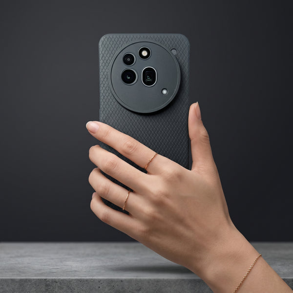 Black Line Wave Silicone Case for Nothing Phone 3A Pro