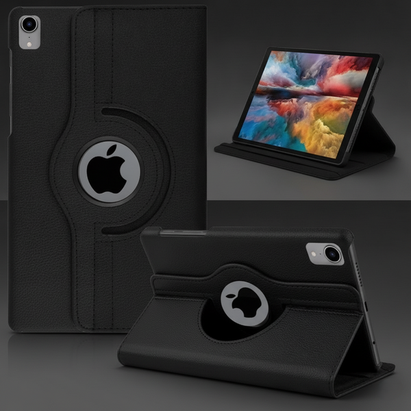 Black Flip Leather Case for Apple iPad Mini 6 (8.3 inch)