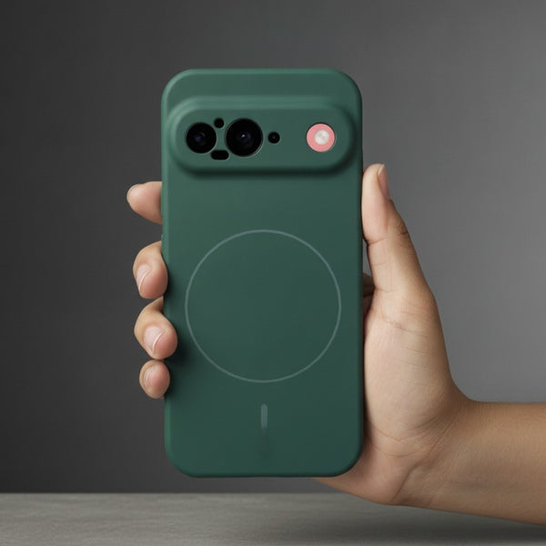 CAVEN Dark Green Silicone case for Google Pixel 9