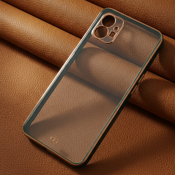 Dark Green Electroplated Transparent Case for Nothing Phone 1