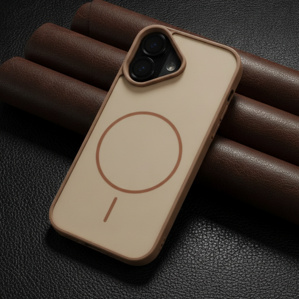 GripMate Brown OC Silicone case for Apple iphone 17