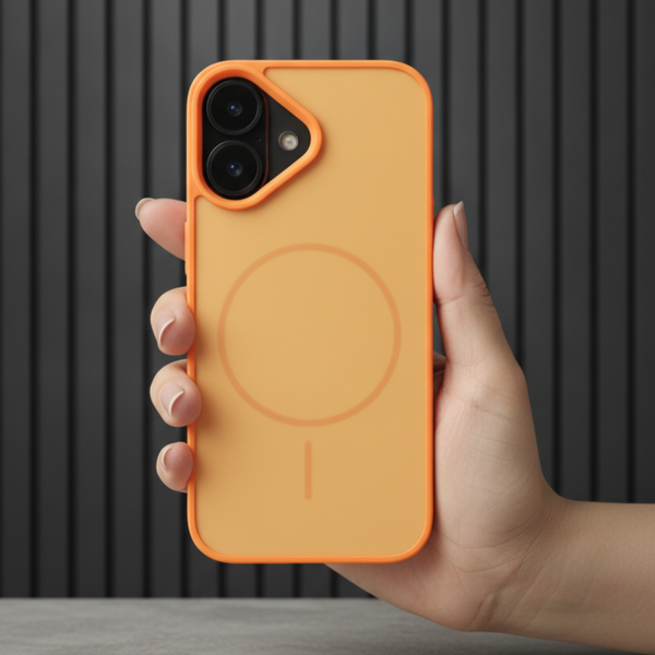 GripMate Orange OC Silicone case for Apple iphone 17