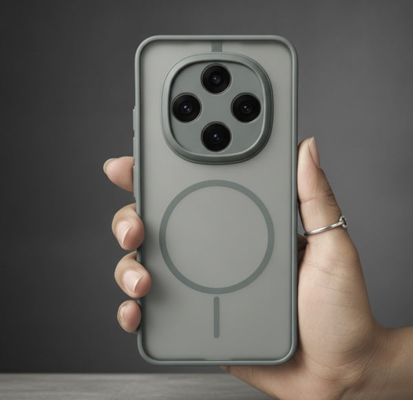 KYRON Grey Camera Protection Matte  Case for Oppo F31 Pro