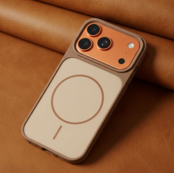GripMate Brown OC Silicone case for Apple iphone 17 Pro