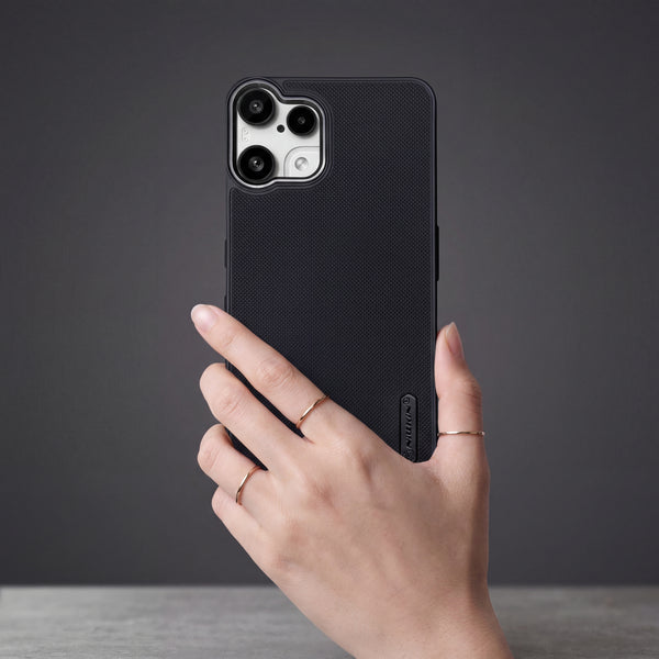 Black Niukin Silicone Case for Nothing Phone 3A Lite