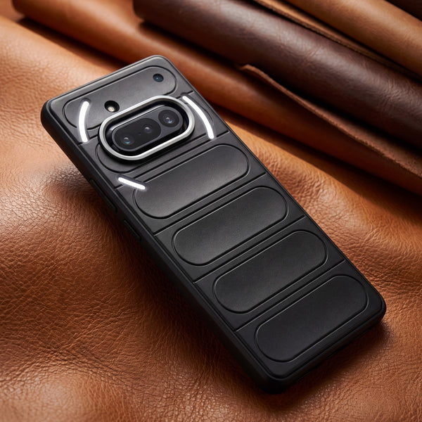 Black Wave Silicone Case for Nothing Phone 3a