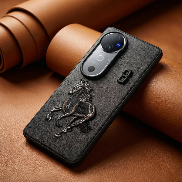 Black Leather Horse No. 3 OC Ornamented for Vivo V40