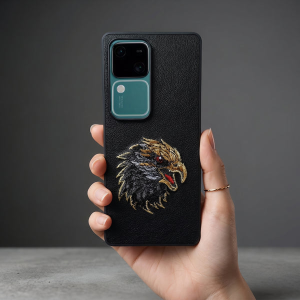 Black Leather Eagle OC Ornamented for Vivo V30