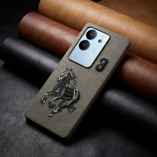 Grey Leather Horse No. 3 OC Ornamented for Vivo V29