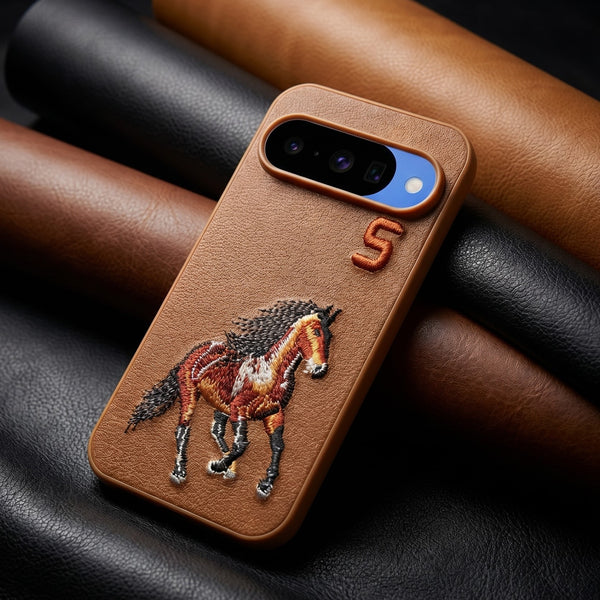 Brown Leather Horse No. 5 OC Ornamented for Google Pixel 10