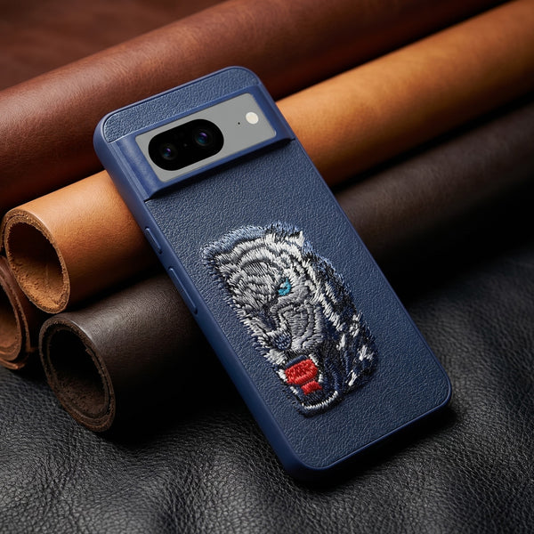 Blue Leather Blue Lion OC Ornamented for Google Pixel 8