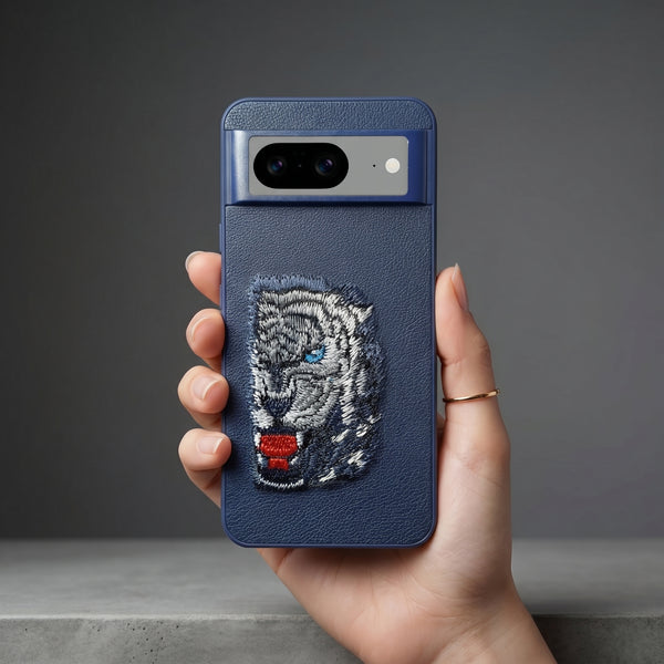 Blue Leather Blue Lion OC Ornamented for Google Pixel 8