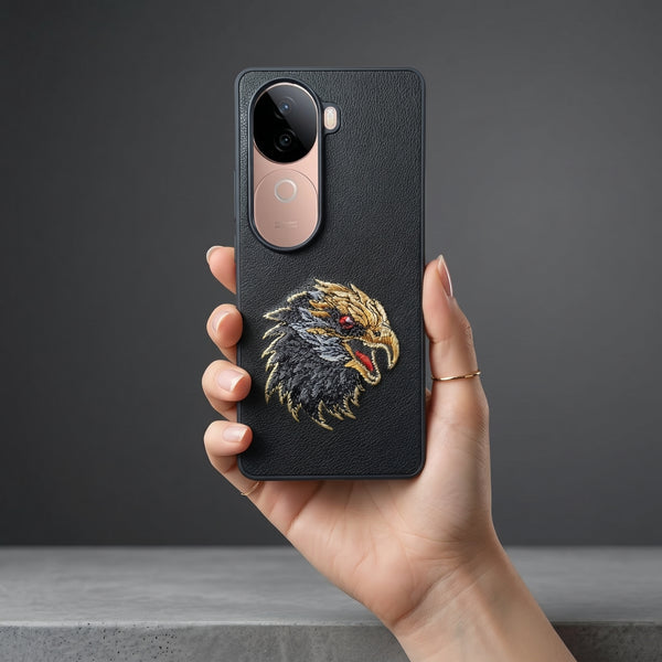Black Leather Eagle OC Ornamented for Vivo V40e