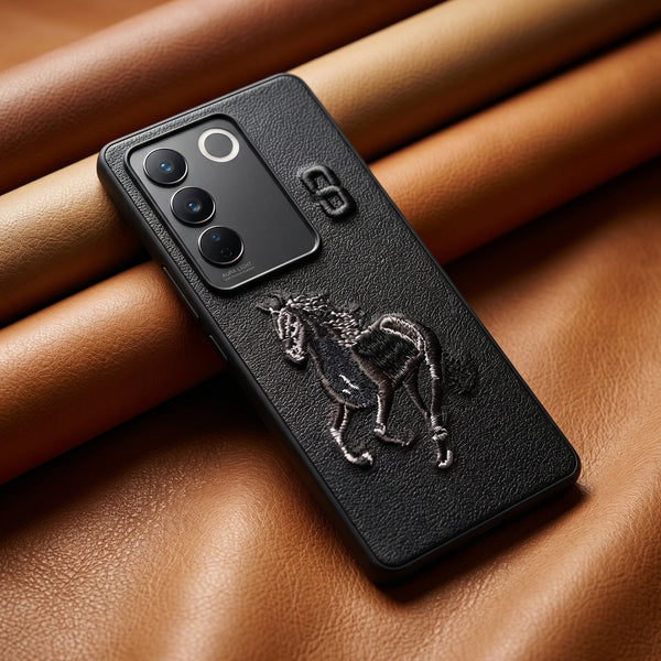 Black Leather Horse No. 3 OC Ornamented for Vivo V27