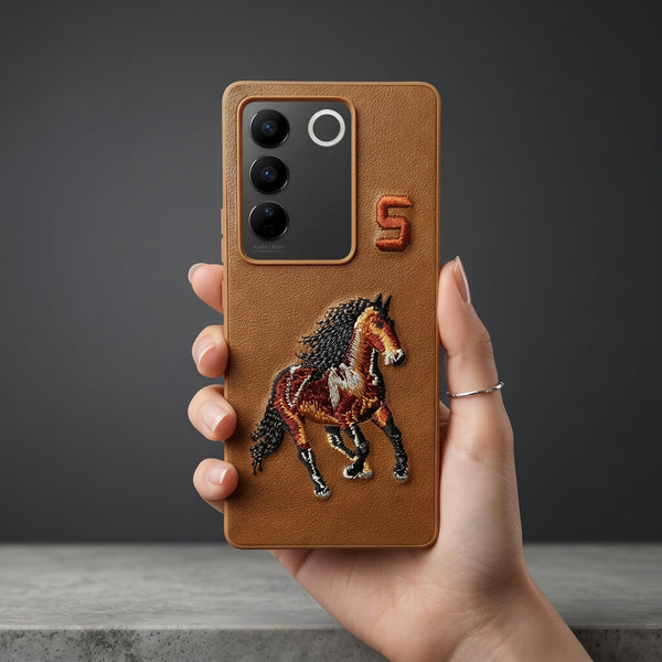 Brown Leather Horse No. 5 OC Ornamented for Vivo V27