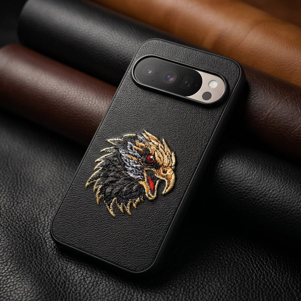 Black Leather Eagle OC Ornamented for Google Pixel 10 Pro