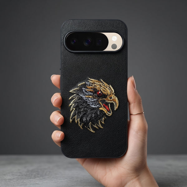 Black Leather Eagle OC Ornamented for Google Pixel 10 Pro