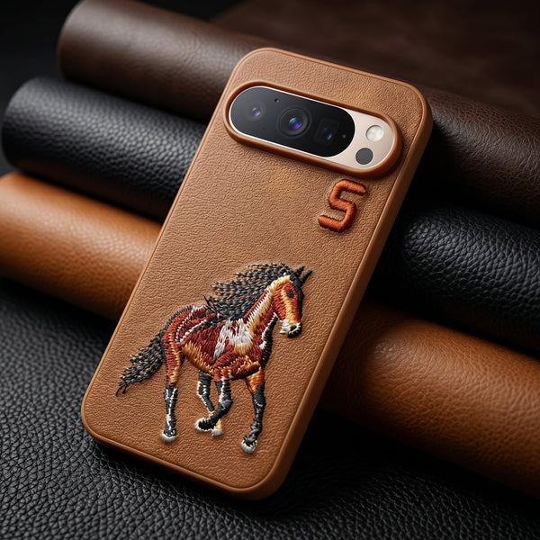 Brown Leather Horse No. 5 OC Ornamented for Google Pixel 10 Pro