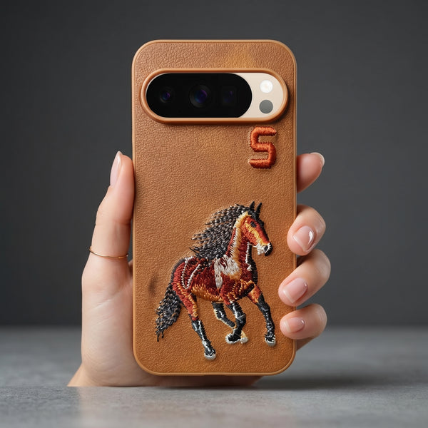 Brown Leather Horse No. 5 OC Ornamented for Google Pixel 10 Pro