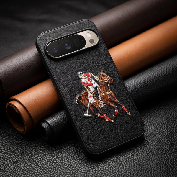 Black Leather Horse Rider OC Ornamented for Google Pixel 10 Pro