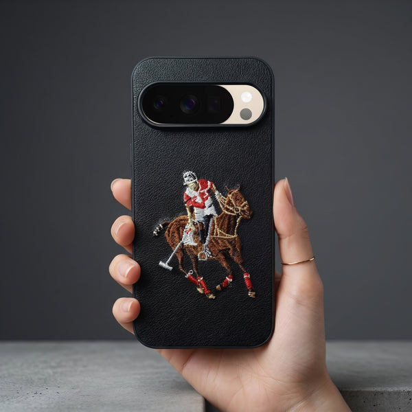Black Leather Horse Rider OC Ornamented for Google Pixel 10 Pro