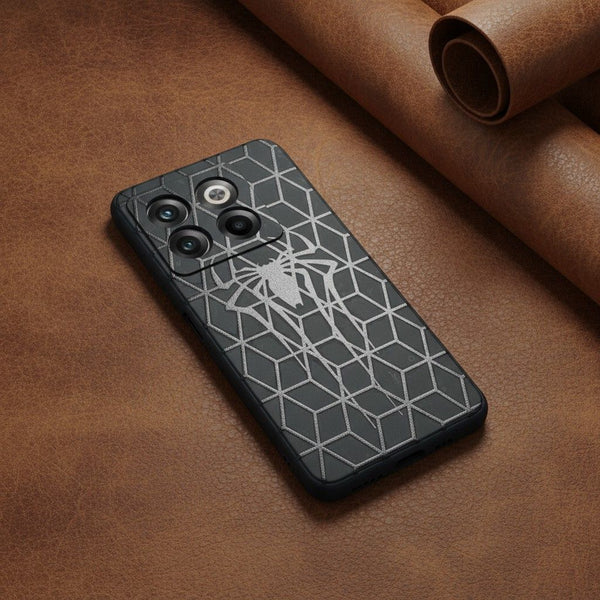 Black Spdy Embossed Silicone case for Oneplus 10T