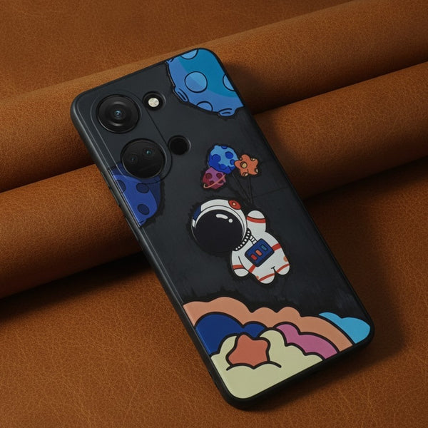 Black Baloon Astro Embossed Silicone Case for Oneplus Nord 3