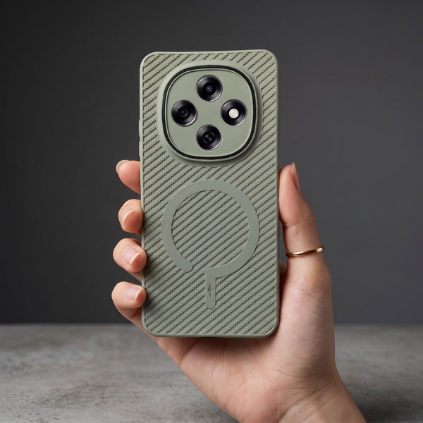 Gripon Grey Silicone Case for Oppo F31 Pro