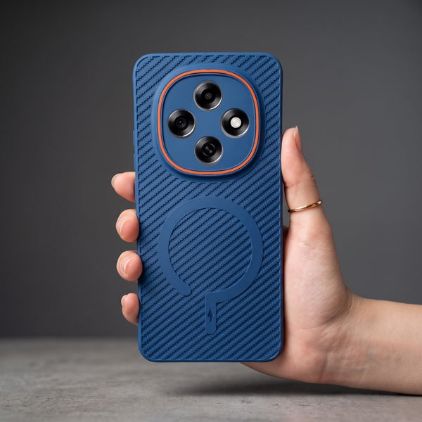 Gripon Dark Blue Silicone Case for Oppo F31 Pro