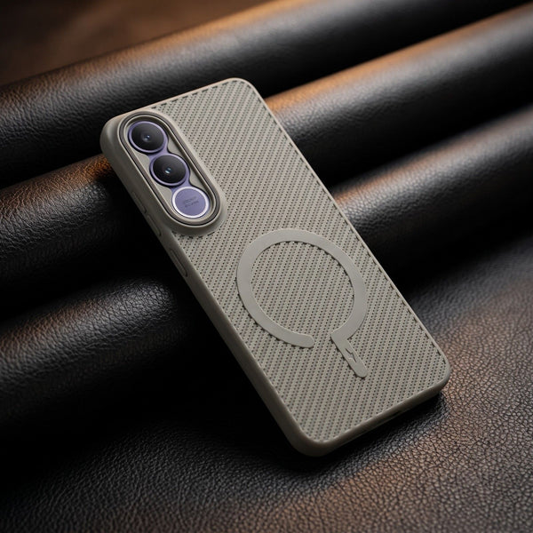 Gripon Grey Silicone Case for Vivo V70 FE