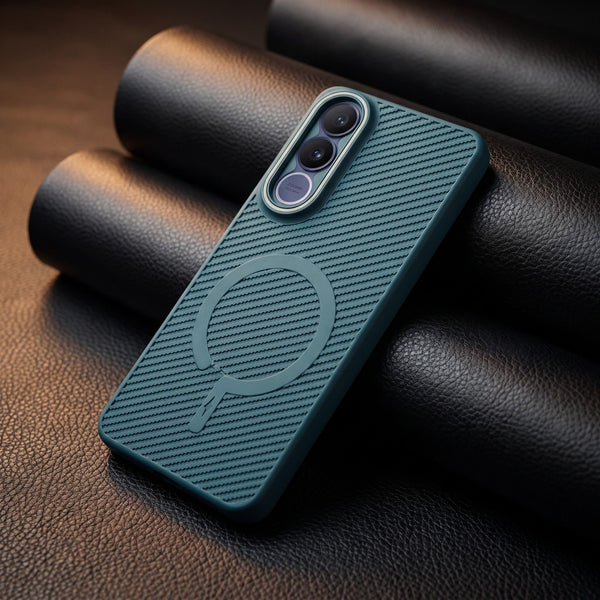 Gripon Green Silicone Case for Vivo V70 FE