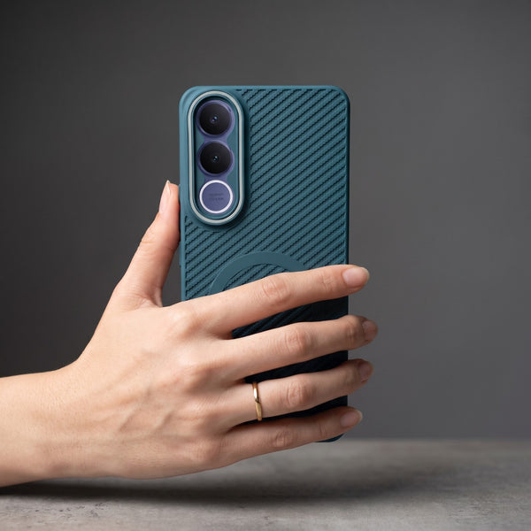Gripon Green Silicone Case for Vivo V70 FE