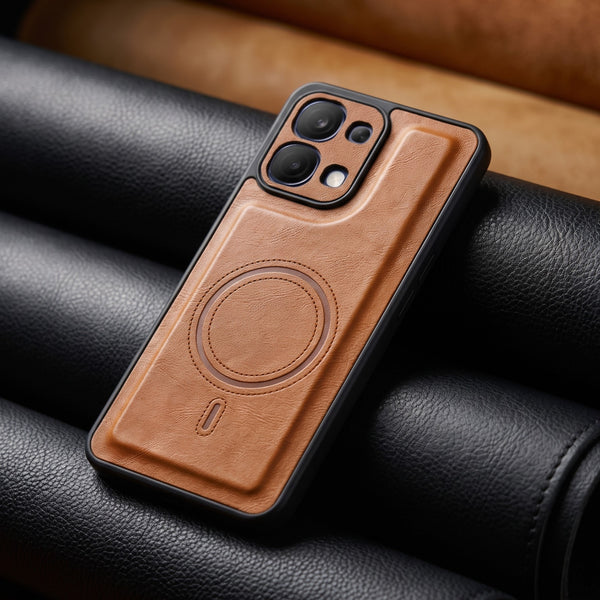Crest Brown Leather Case for Oppo F31