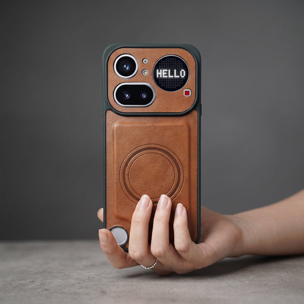 Crest Brown Leather Case for Nothing 4a Pro