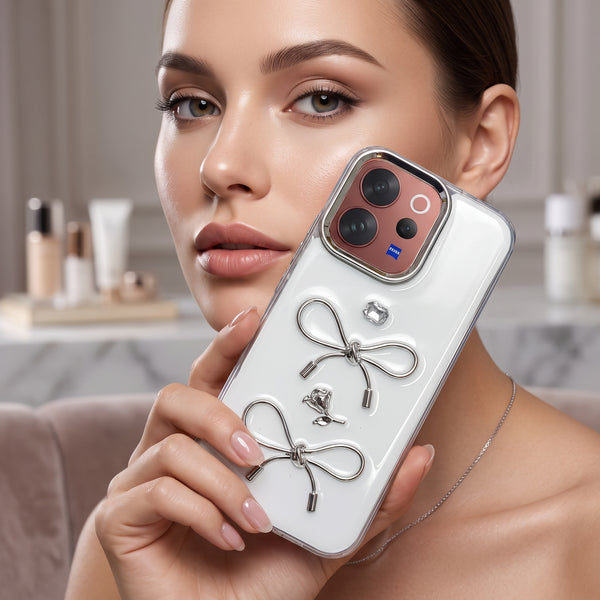 Diamond Ribbon Silicone Hard Case for Vivo V70
