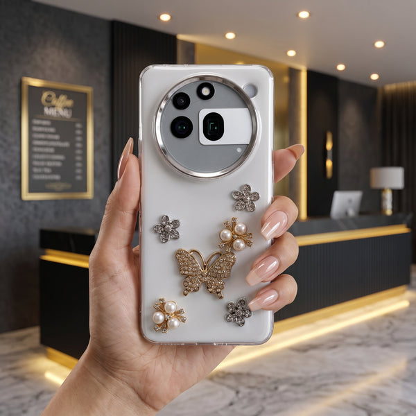 Butterfly Silicone Hard Case for Nothing Phone 3a Pro