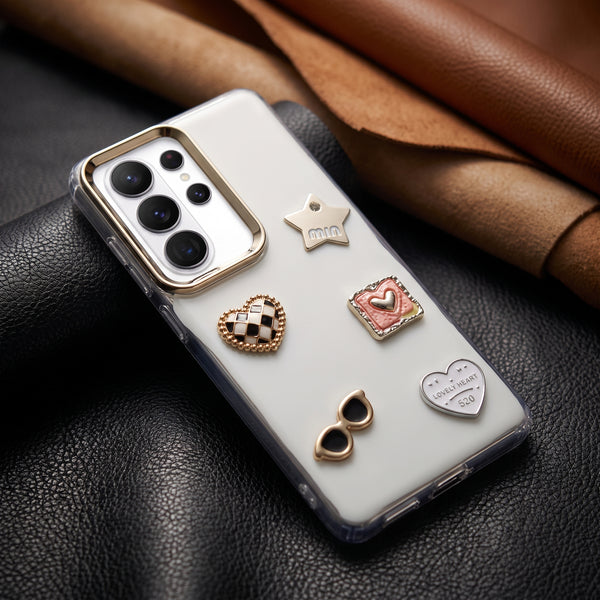 Lovely Heart (520) Silicone Hard Case for Samsung S26 Ultra