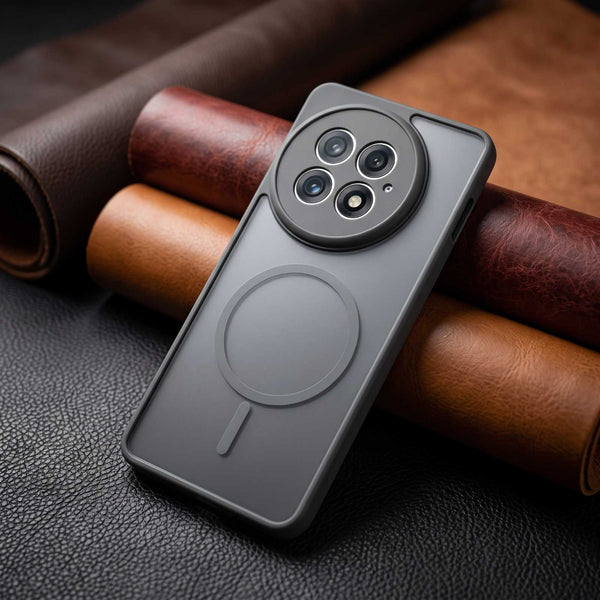 KYRON Grey Camera Protection Matte Case for Oneplus 13