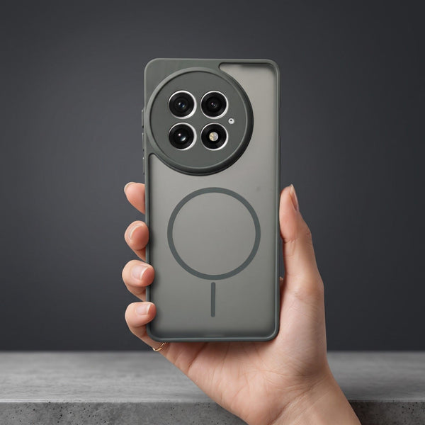 KYRON Grey Camera Protection Matte Case for Oneplus 13