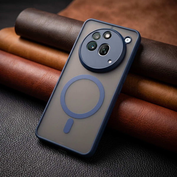 KYRON Dark blue Camera Protection Matte Case for Nothing Phone 3A Pro
