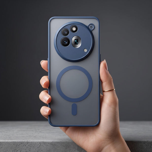KYRON Dark blue Camera Protection Matte Case for Nothing Phone 3A Pro