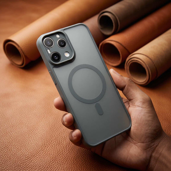 KYRON Grey Camera Protection Matte Case for Nothing Phone 3A Lite
